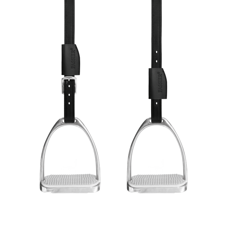Passier Steigbügelriemen Velvet Touch Mono schwarz