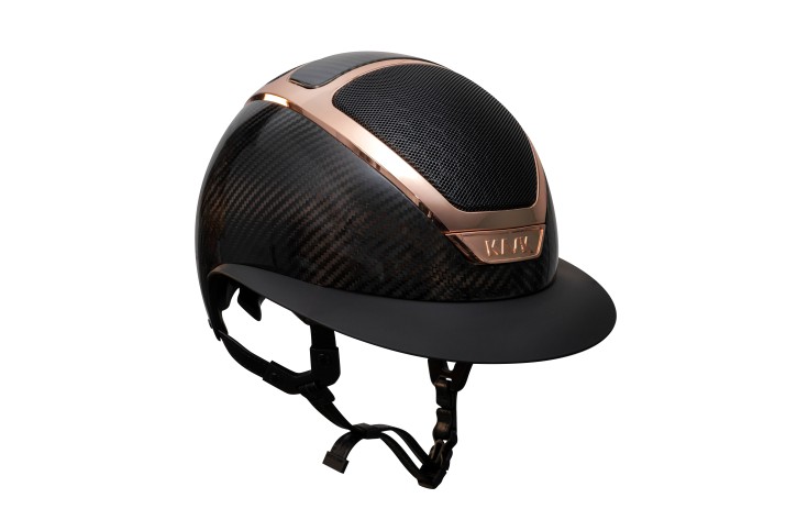 Kask Reithelm Star Lady Carbon Shine Schwarz Frame swarovski Everyrose