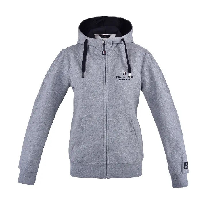 Kingsland Classic Unisex Sweatshirtjacke light grey XS