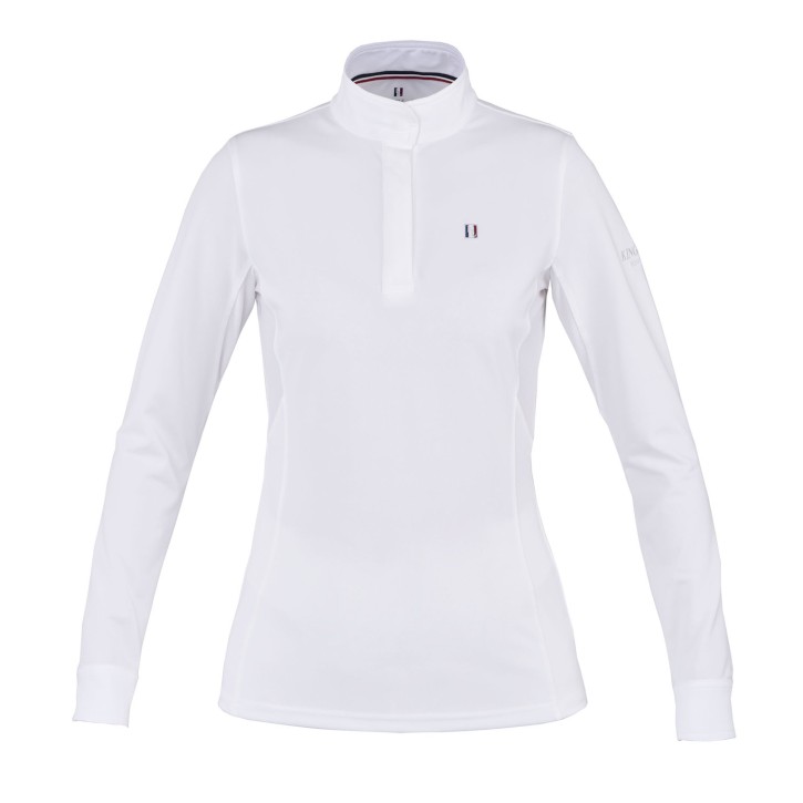 Kingsland Classic Turniershirt Damen langarm white XS