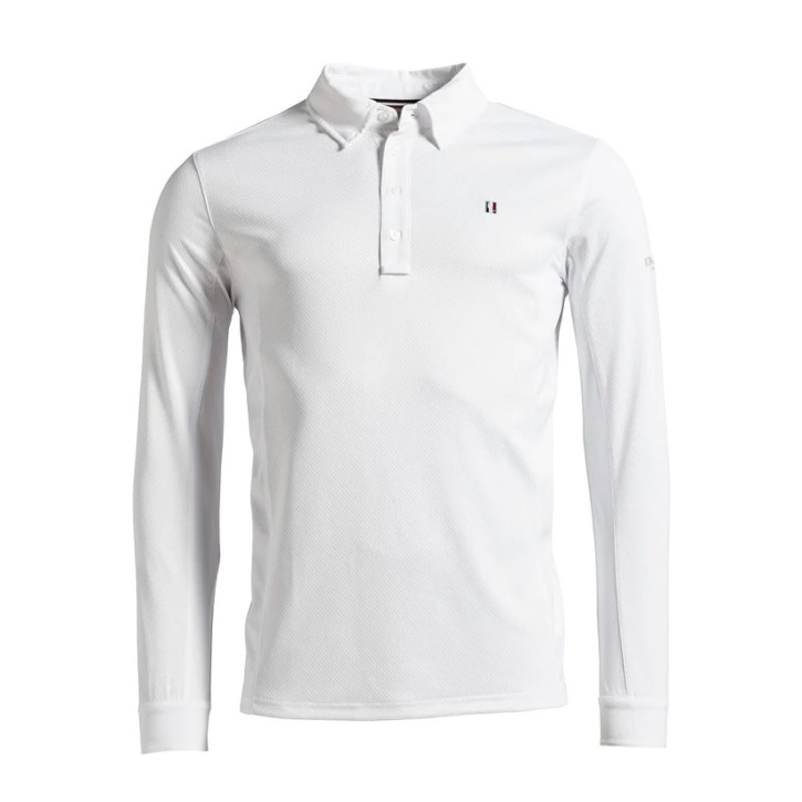 Kingsland Classic Turniershirt Herren langarm white XS