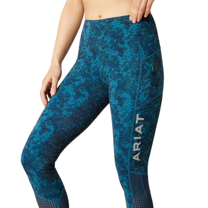 Ariat Reitleggings Vollgrip deep petroleum