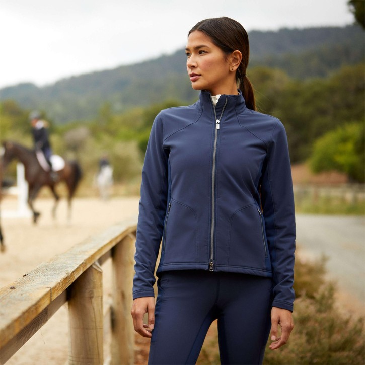 Ariat Damen Trainingsjacke Sweatjacke Boreas navy M