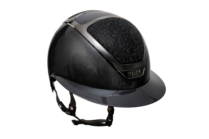 Kask Star Lady Pure Shine antharzit Swarovski midnight schwarz m. Inlay