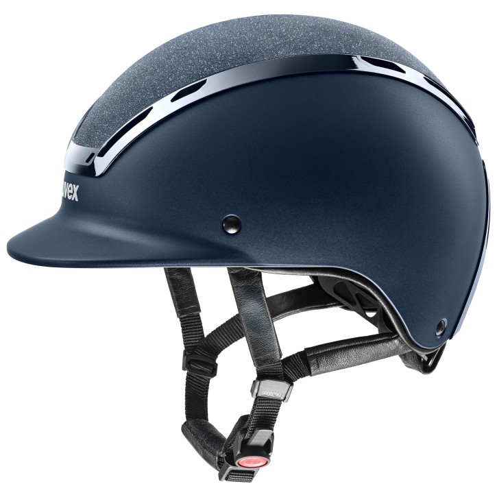 Uvex Exxeed Starshine Reithelm – blau
