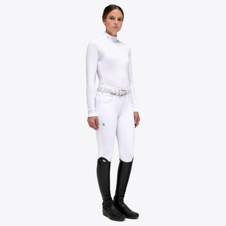Cavalleria Toscana Damen Turniershirt langarm weiß