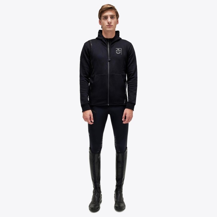 Cavalleria Toscana Herren Sweatshirtjacke Academy schwarz