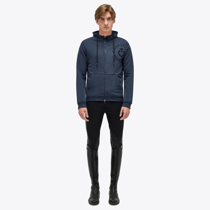 Cavalleria Toscana Zip Hoodie Männer atlantic blue