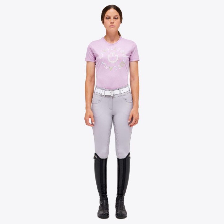 Cavalleria Toscana Damen T-Shirt pale mauve XS