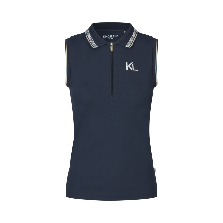 Kingsland KLNaira Piqué-Poloshirt Damen Ärmellos Navy