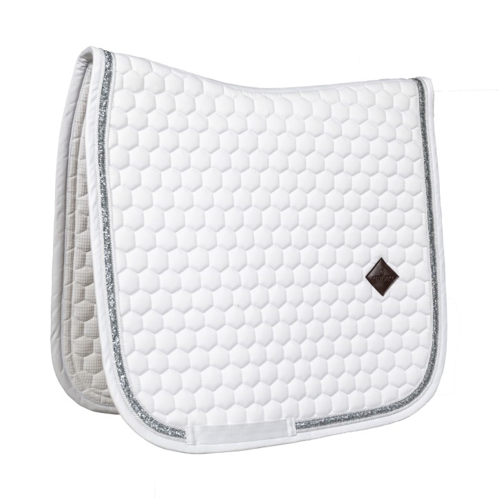 Kentucky Schabracke Glitter Band Dressur Silber