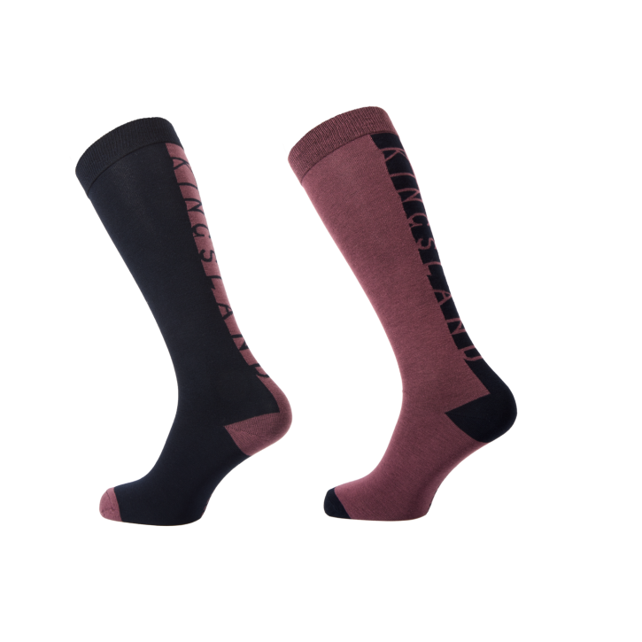 Kingsland Reitsocken Coolmax KLMelinda 2er-Pack navy-lila 38/40