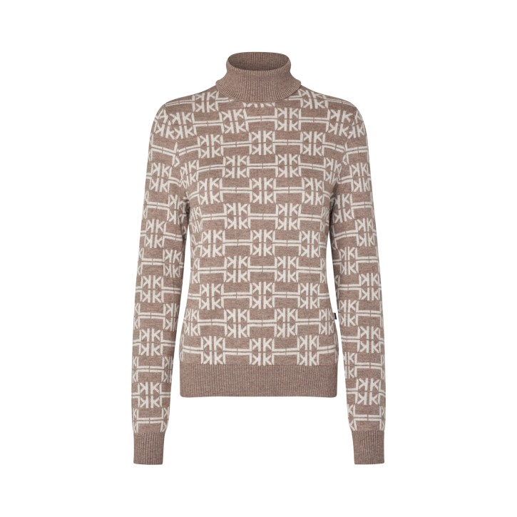 Kingsland KLAnnabella Damen Strick-Rollkragenpullover Dove Melange
