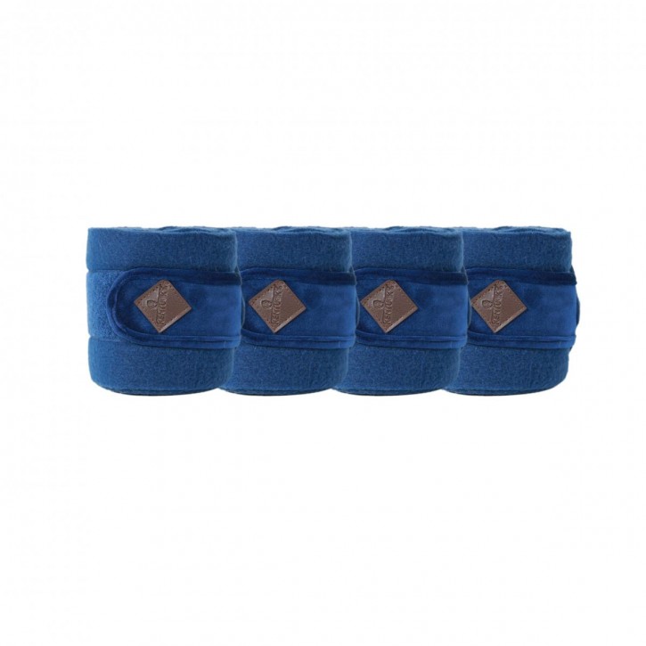 Kentucky Bandagen Polar Fleece Samt-velvet basic blau