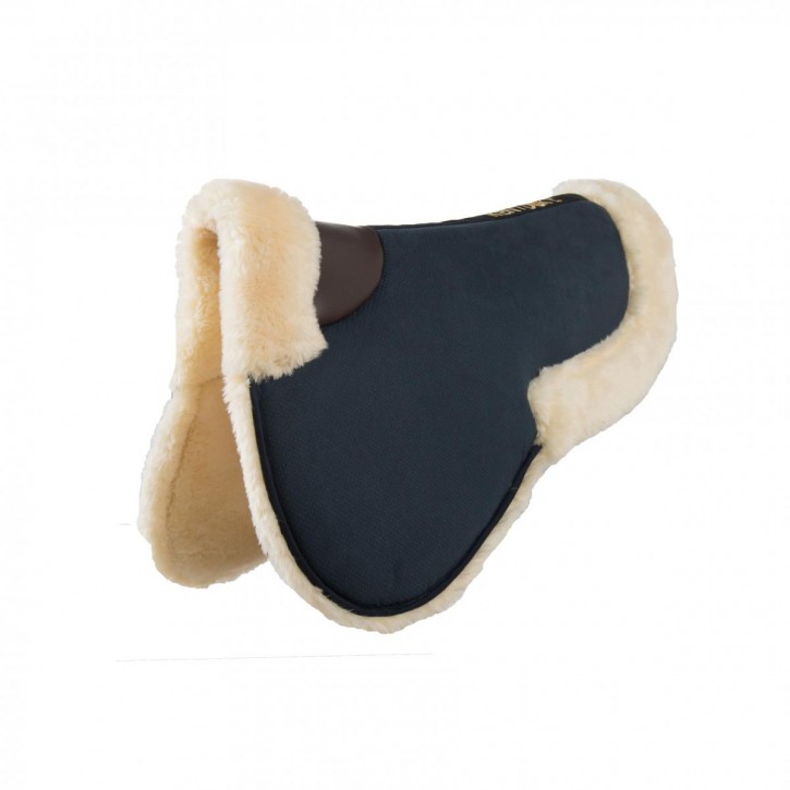 Kentucky Sattelpad ABSORB mit Fellimitat blau