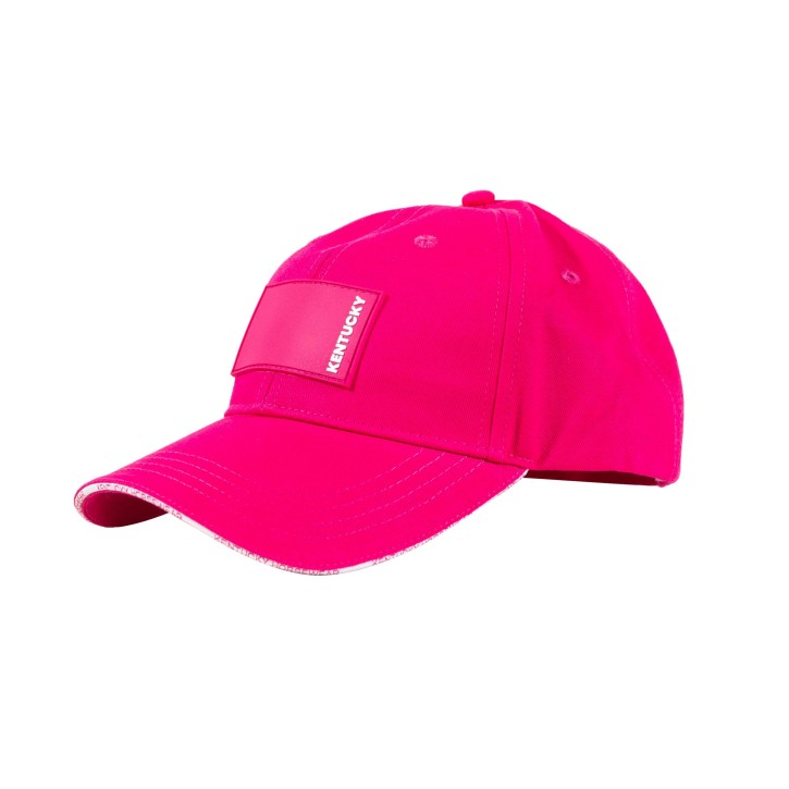 Kentucky Cap mit gummiertem Logo Rosa