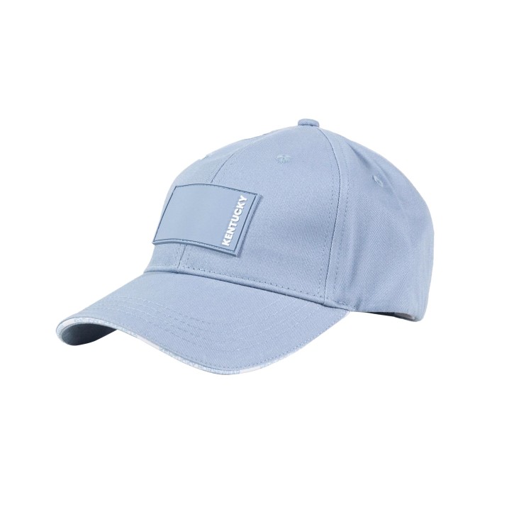 Kentucky Cap mit gummiertem Logo Hellblau