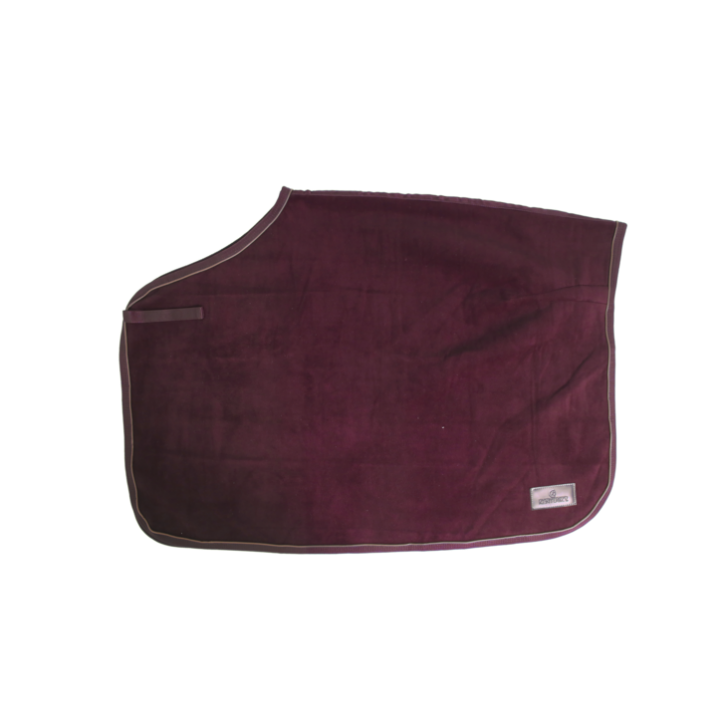 Kentucky Ausreitdecke Quadrat Heavy Fleece bordeaux