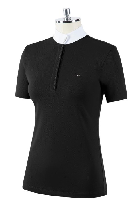 Animo Damen Turniershirt Barracuda kurzarm schwarz