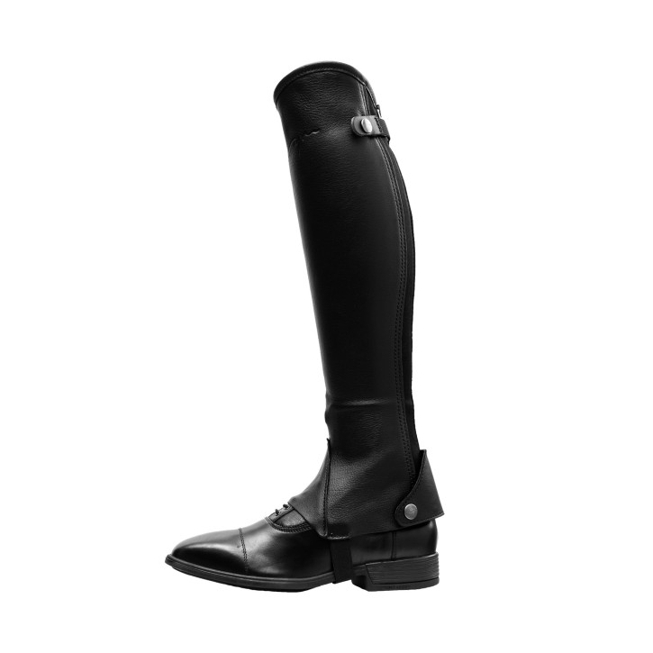 Schwarze Lederchaps Classic von Dyon