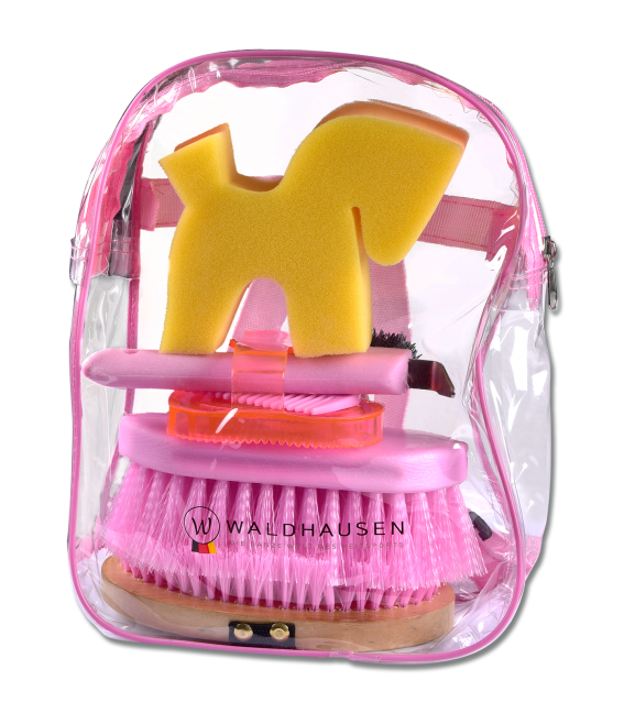 Waldhausen Putzrucksack für Kinder Rosa