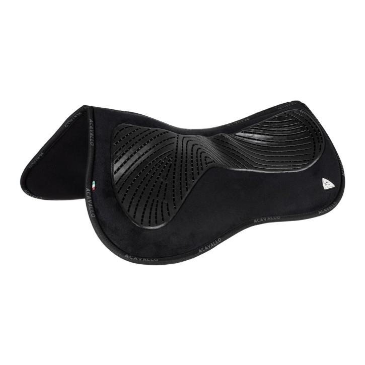 Acavallo Memory Foam Pad mit Gel Grip Schwarz