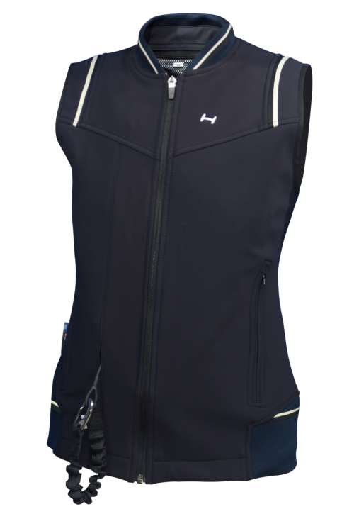 Helite Zip In Prestige Weste Dunkelblau schwarz