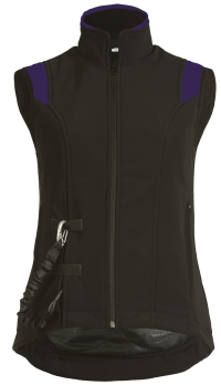 Helite Zip In Airshell Weste schwarz blau