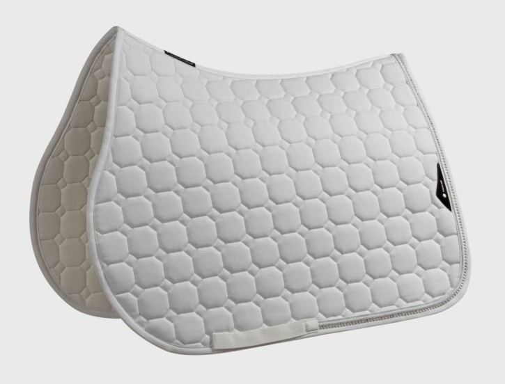 Equiline Springschabracke Eqcrystaro mit Strasssteinen Weiß