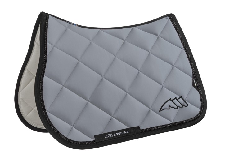 Equiline EQUvenc Springschabracke mit Glitzerkordel hellgrau