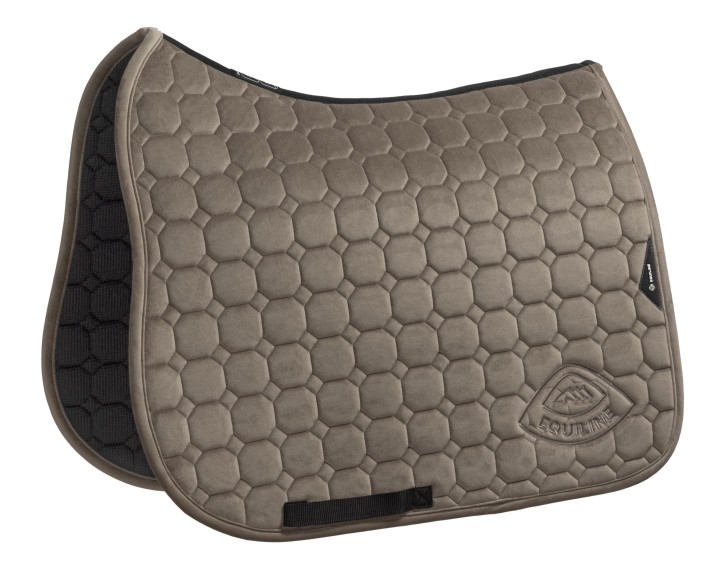 Equiline Samt-Schabracke Dressur Arog Beige