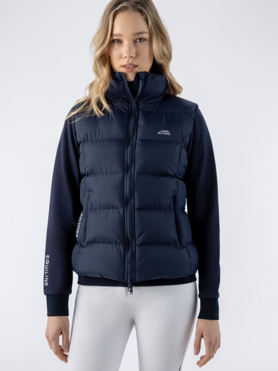Equiline Damen Steppweste Eqvartek navy