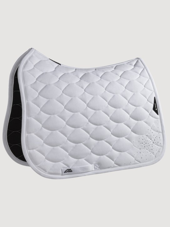 Equiline Dressur Schabracke EQTech Weiß mit Strass