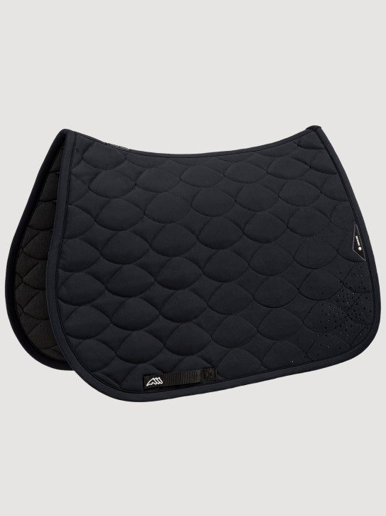 Equiline Schabracke EQTech Schwarz mit Strass