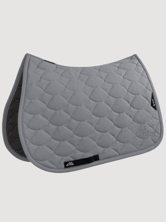 Equiline Schabracke EQTech Hellgrau mit Strass