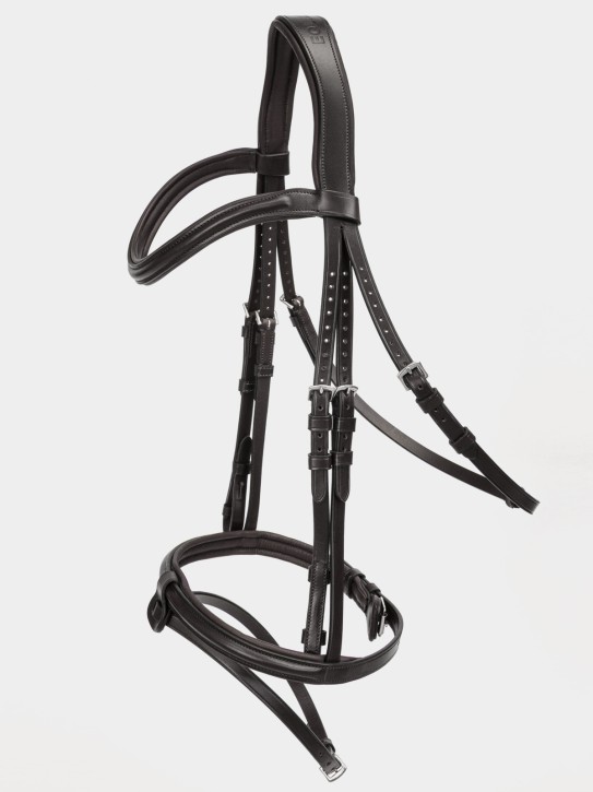 Equiline Trense mit abnehmbarer Sperrriemenschlaufe schwarz
