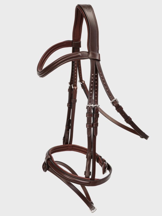 Equiline Trense mit abnehmbarer Sperrriemenschlaufe braun