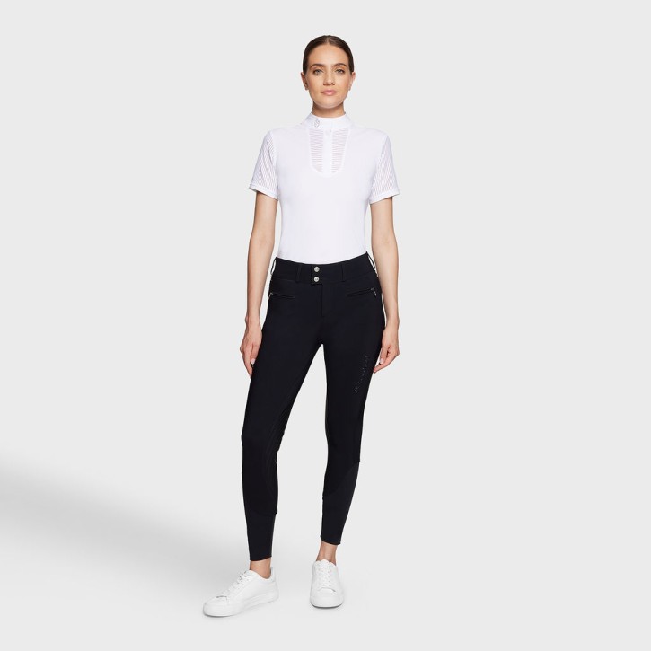 Samshield Damen Kniegrip Reithose Highwaist Clara schwarz