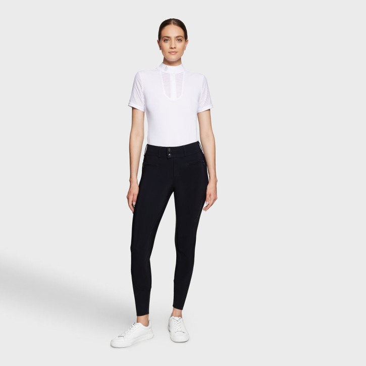 Samshield Damen Vollgrip Reithose Highwaist Clara schwarz