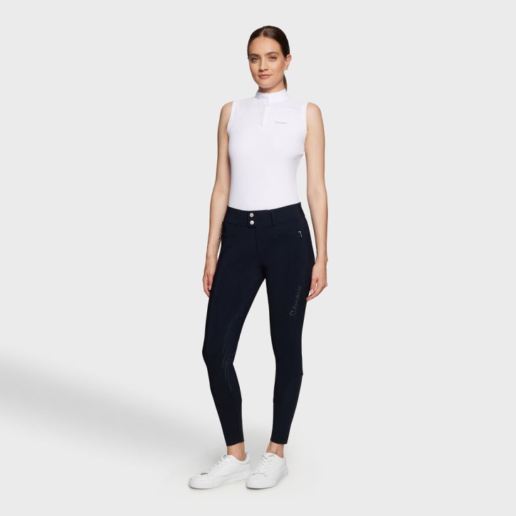 Samshield Damen Vollgrip Reithose Highwaist Clara navy