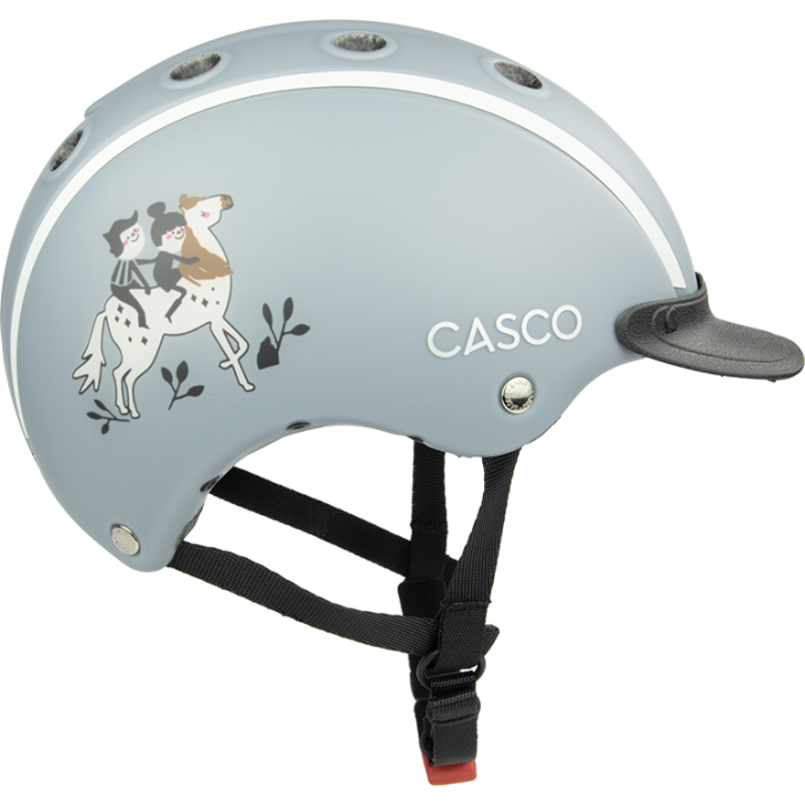 Casco Kinder Reithelm Nori Trail of Tales Grey mit Comic