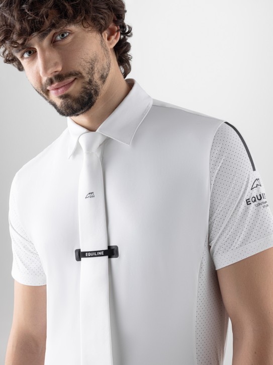 Equiline Herren Turniershirt Cooac Weiß