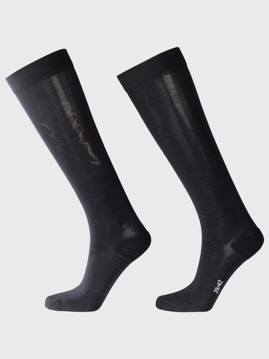 Equiline Damen Reitsocken Glisseg Schwarz 39/42