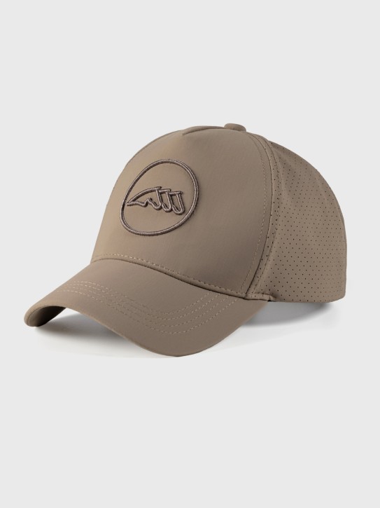 Equiline Unisex Baseball Cap Taupe Grey