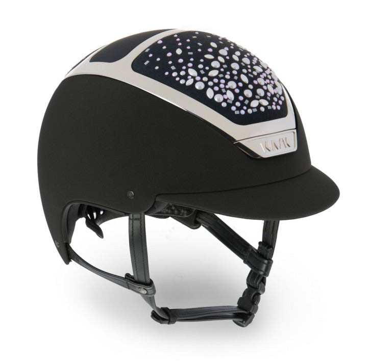 Kask Dogma Chrome Light Navy Rosé Swarovski Pearls m. Inlay