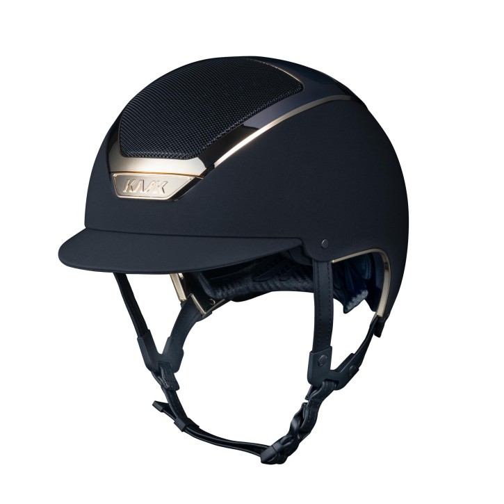 KASK Reithelm Dogma Chrome Light m. Inlay Schwarz Gold