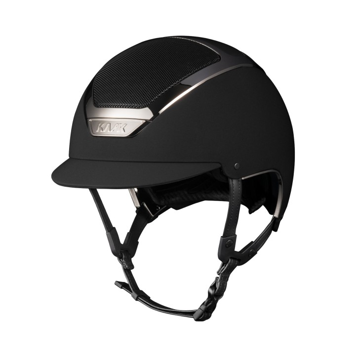 KASK Reithelm Dogma Chrome Light m. Inlay Schwarz-Silber