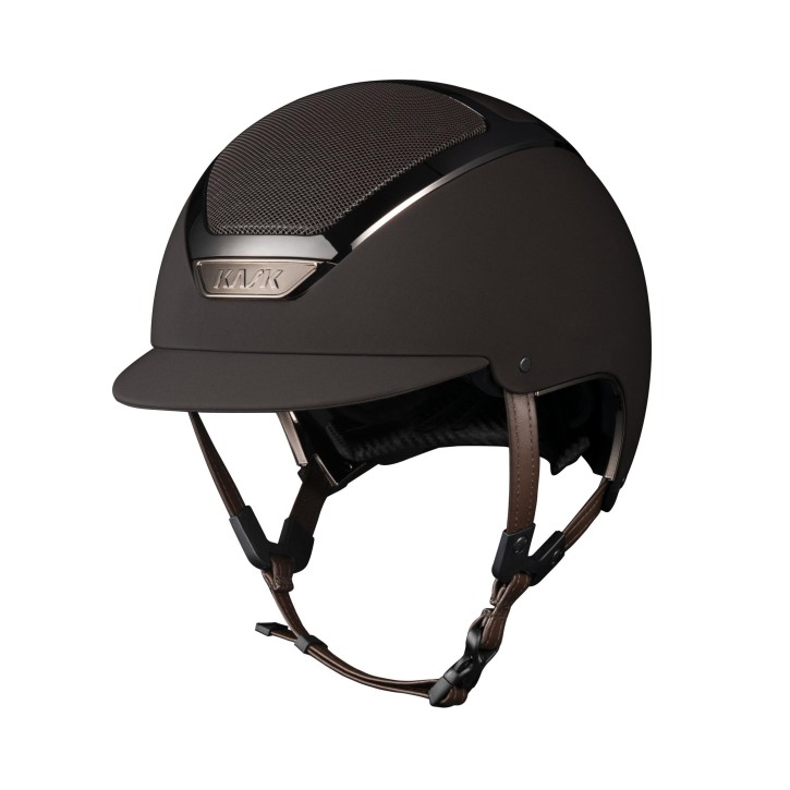 KASK Reithelm Dogma Chrome Light m. Inlay Braun