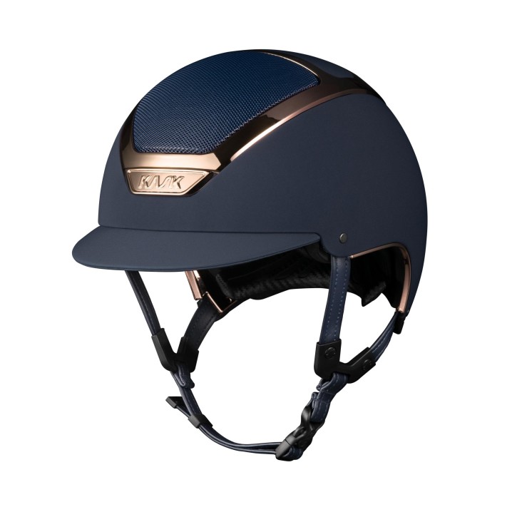 KASK Reithelm Dogma Chrome Light m. Inlay Navy Everyrose