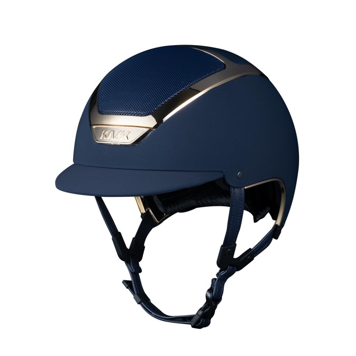 KASK Reithelm Dogma Chrome Light m. Inlay Navy Gold